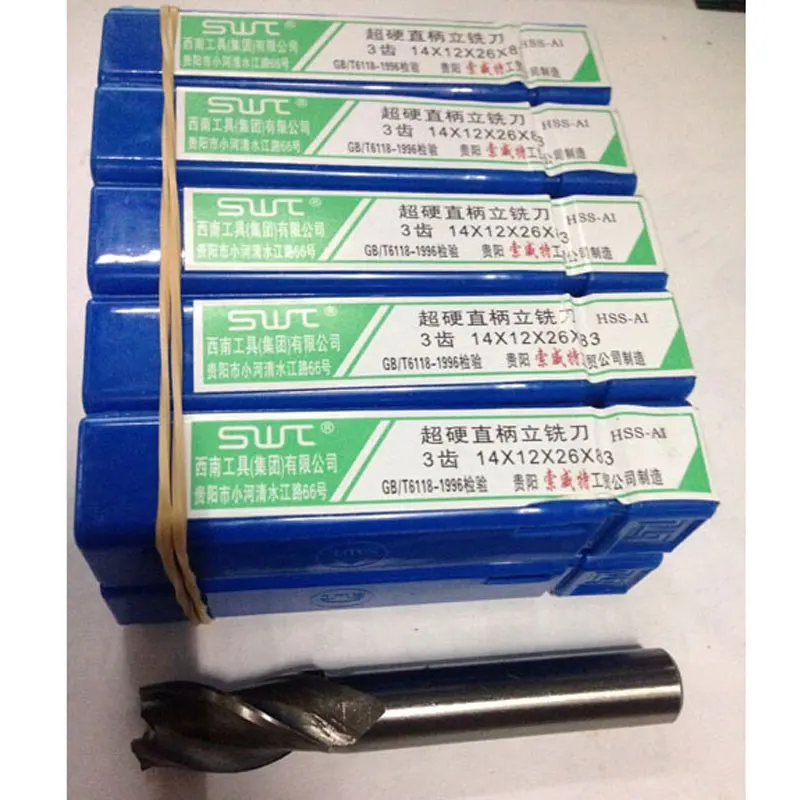 Инструмент с ЧПУ 3 флейты Диаметр лезвия 2 10 мм Фреза вертикальная фреза HSS Al