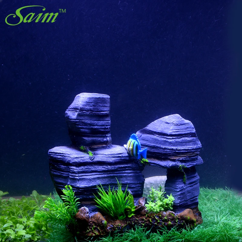 2021 новая имитация аквариума декоративное украшение для аквариум камень из