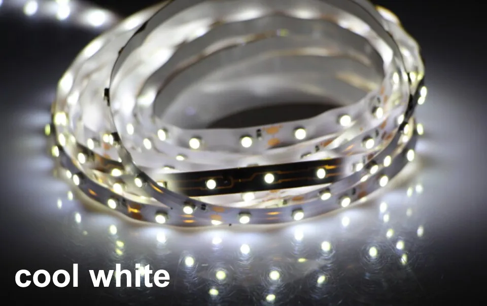 Подсветка диодная лента 12 В полосы светодиодный свет SMD 2835 RGB Водонепроницаемый 60 Светодиодный/M RGB светодиодный цвет 1 м 2 м светодиодный ленты PC теплый белый лампа Ambilight гибкие