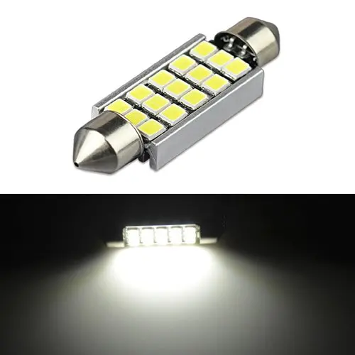 

Super Bright AX-2835 Chipsets Error Free 569 211-2 212-2 LED Bulb For Car Interior Dome Light or Trunk Area Light, White
