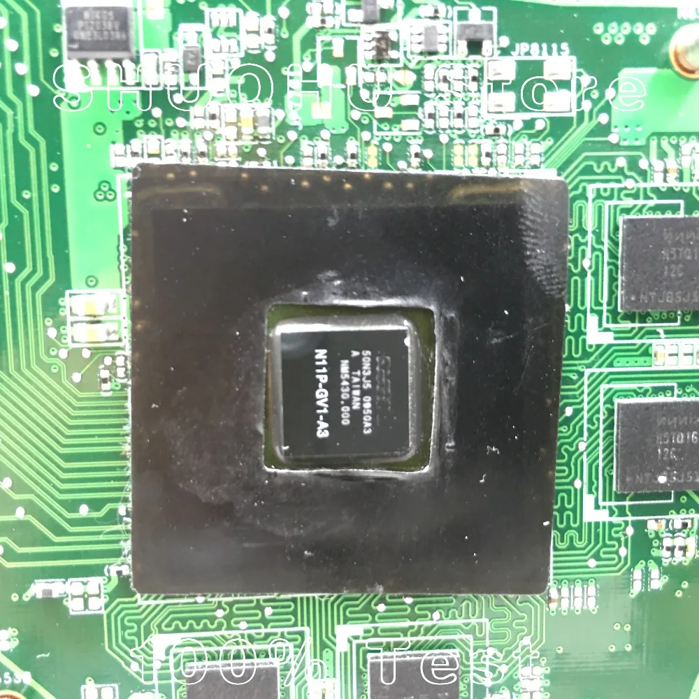 Материнская плата KEFU для ноутбука ASUS N71JV N71JN N71J REV 2 0 протестированная на 100%