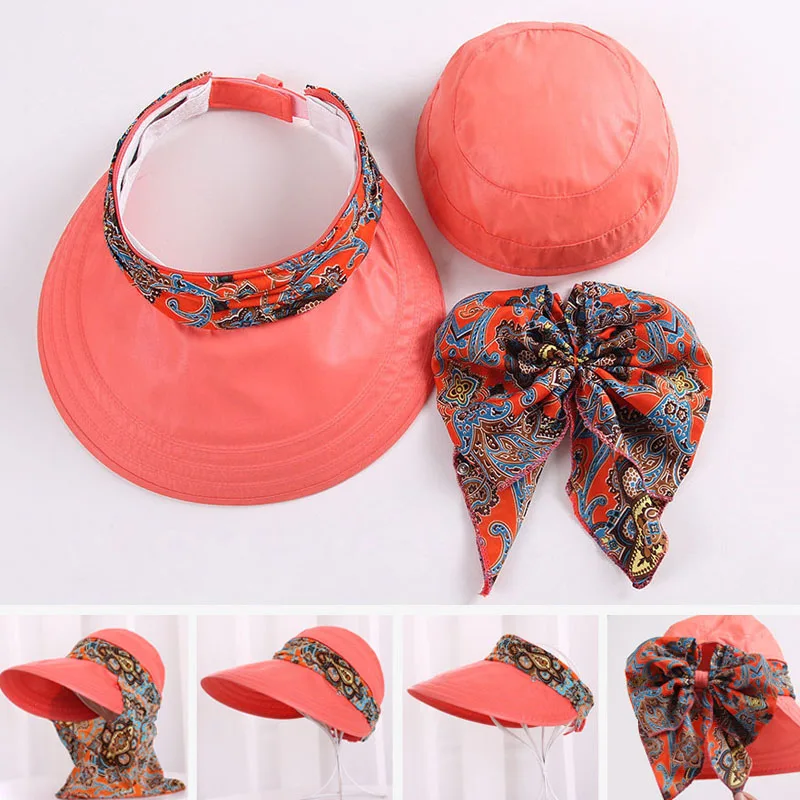 Женская Солнцезащитная пляжная шляпа с широкими полями УФ защита Повседневная