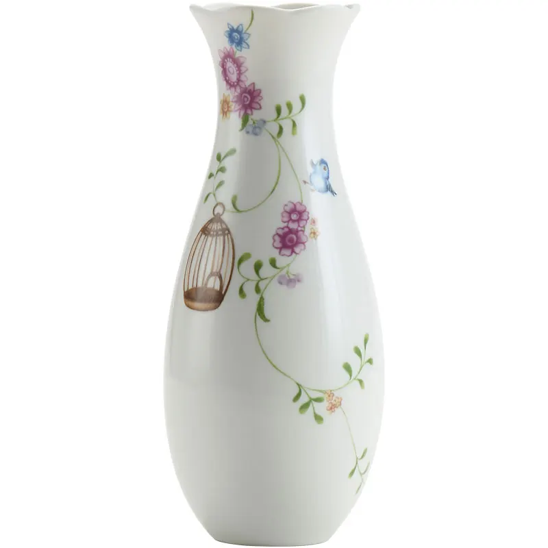 

Young girl vase flower inserted Ceramic White Tabletop Vase Home Decoration vase Fashion Modern vases