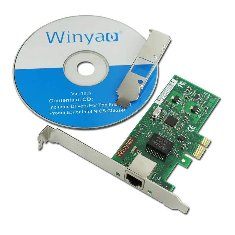 Сетевой адаптер Gigabit Ethernet PCIe X1 плата NIC чипсет 1000M 82574L | Компьютеры и офис