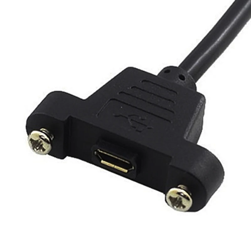 Микро USB кабель удлинитель линии 2 0 Micro мужчина к женскому Панель для крепления на