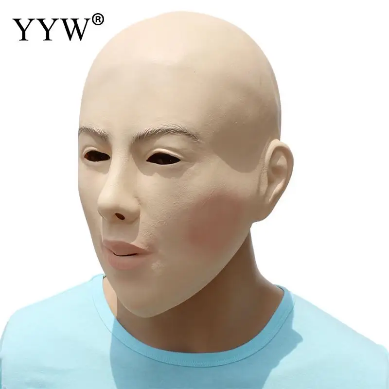 Реалистичные латексные маски забавная мужская маска из человеческой кожи для