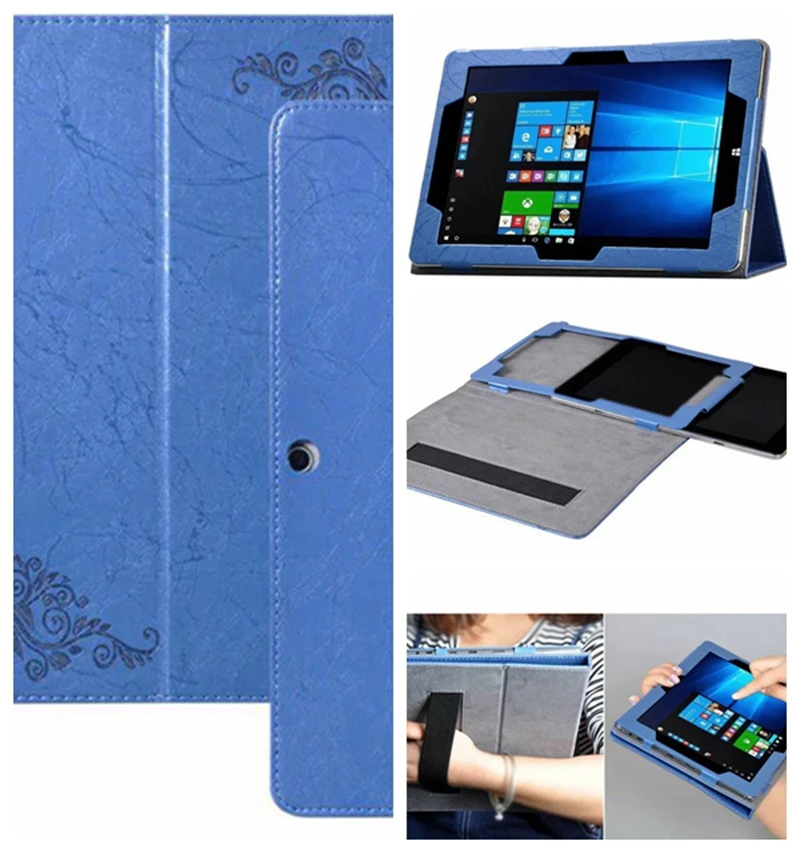 Роскошный чехол из искусственной кожи с цветочным принтом для Chuwi VI10 Plus HI10 10 8