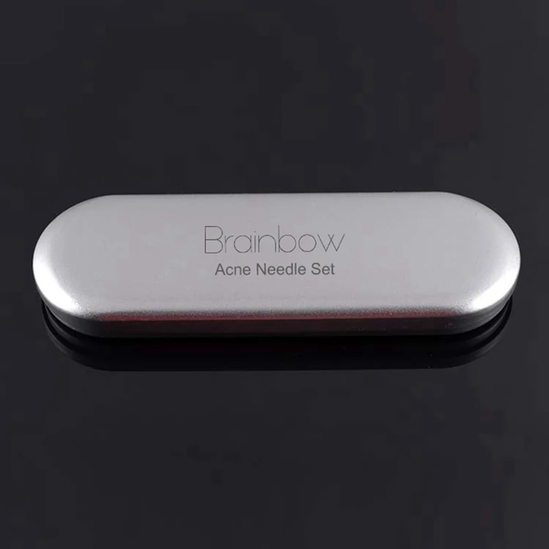 Brainbow 5 шт./упак. акне иглы Наборы Нержавеющая сталь удаления угрей comedone extractor прыщ удаления Инструменты умывания