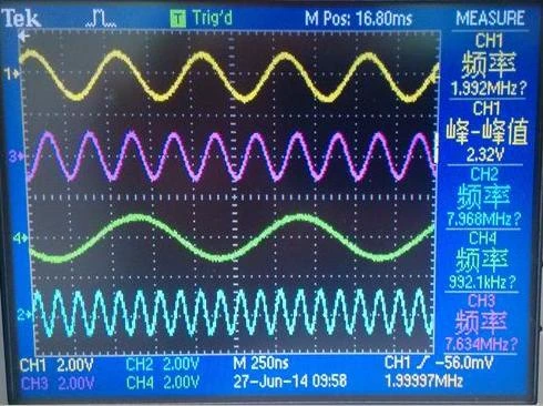 AD9959 Многоканальный усилитель с DDS модулем+ STM32F103 цветной сенсорный экран частота управления поворотный кодер+ модуль питания