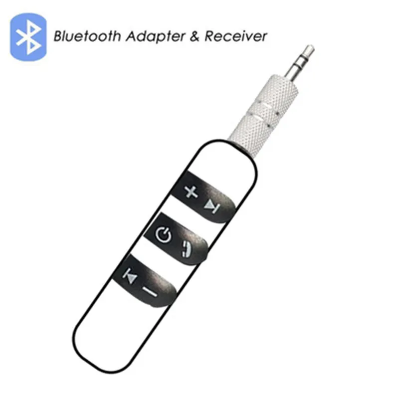 Автомобильный Bluetooth AUX 3 5 мм приемник громкой связи Вызов адаптер fm-передатчик
