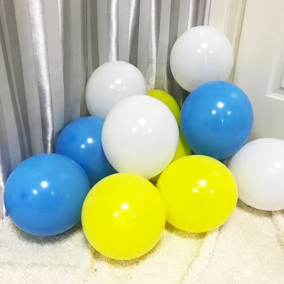 as the picture NASTASIA уплотненные матовые латексные шары 10 шт 10 дюймов 2,2 г день рождения, свадьба, украшение праздника, цветные круглые шары - Цвет: as the picture