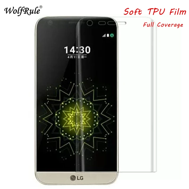 Защитная пленка на весь экран для LG G5 мягкая термополиуретановая H850 VS987 H820 LS992 H830