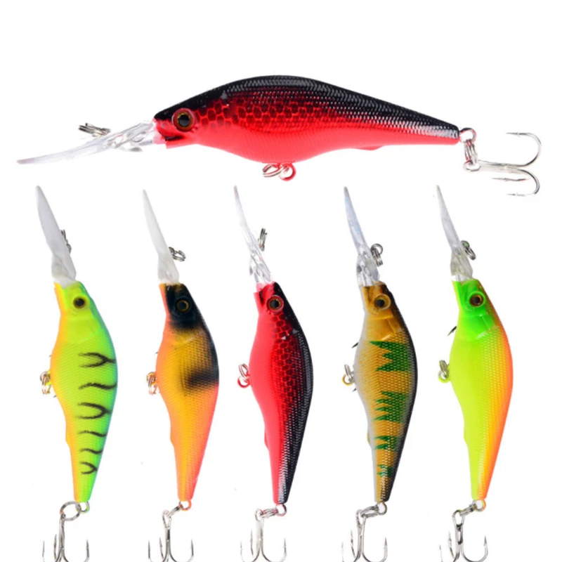 Fishing Minnow Lures 5PCS 9cm 6.6g Shone Pesca Lure Crankbait Artificiais Wobbler Tackle Hard Jigging Bait | Спорт и развлечения