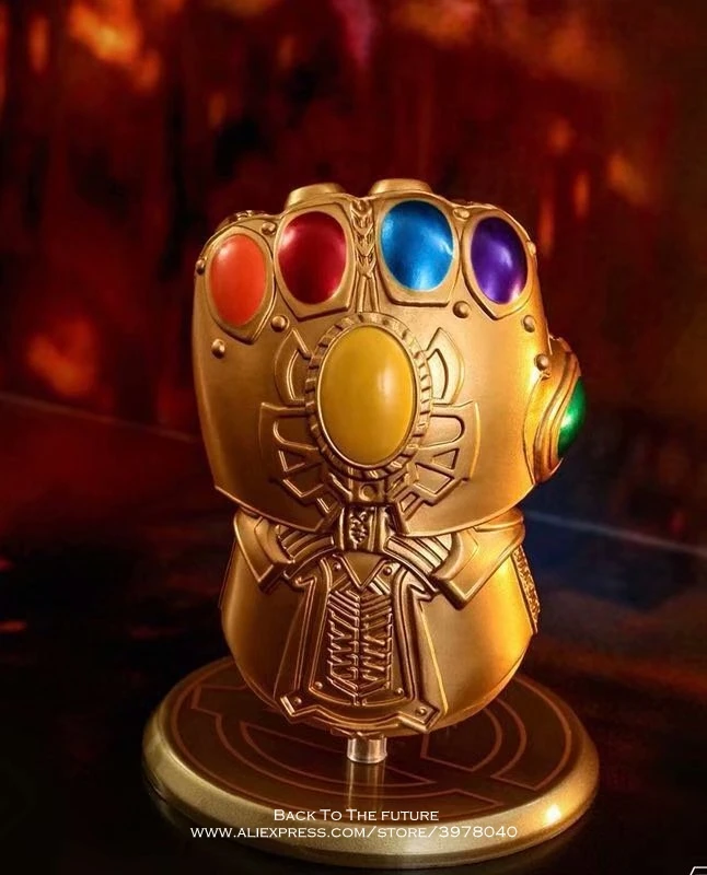 

Disney Marvel Мстители 3 Thanos бесконечные перчатки 13 см фигурка осанки коллекция украшений аниме фигурка игрушка модель подарок