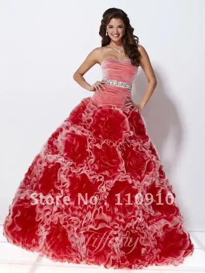 New Arrival in 2013 Free Shipping Custom Made Chinese Traditional Flowers Decoration Prom Dress 1pcs/lot | Свадьбы и торжества