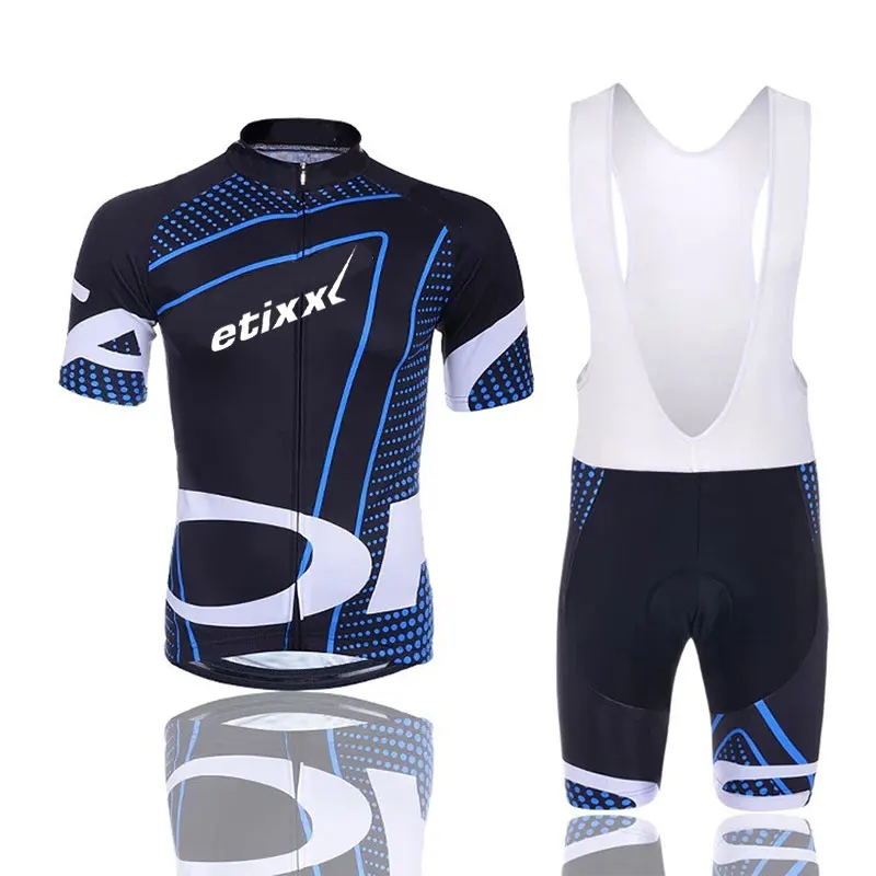 cycling set 1 orbe Summer Cycling Jersey Set Breathable MTB Bicycle Cycling Clothing Mountain Bike Wear Clothes Maillot Ropa Ciclismo - Цвет: cycling set 1