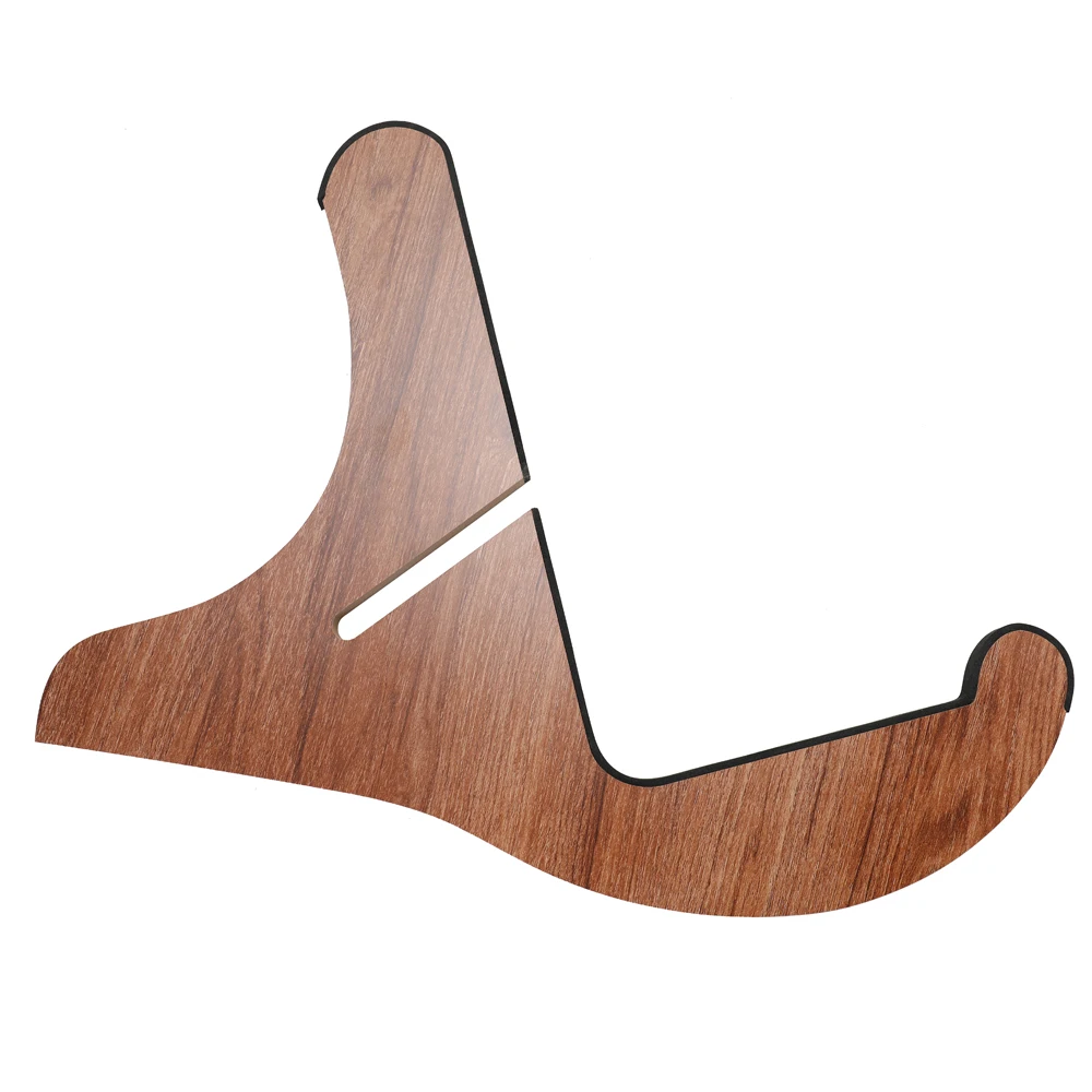 Портативный гитары стенд деревянный держатель подставка с крючками Складная для