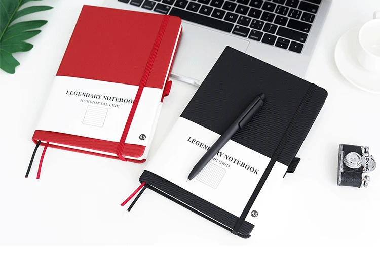 Квадратная твердая обложка A5 сетка эластичная лента Bujo Bullet notebook Journal