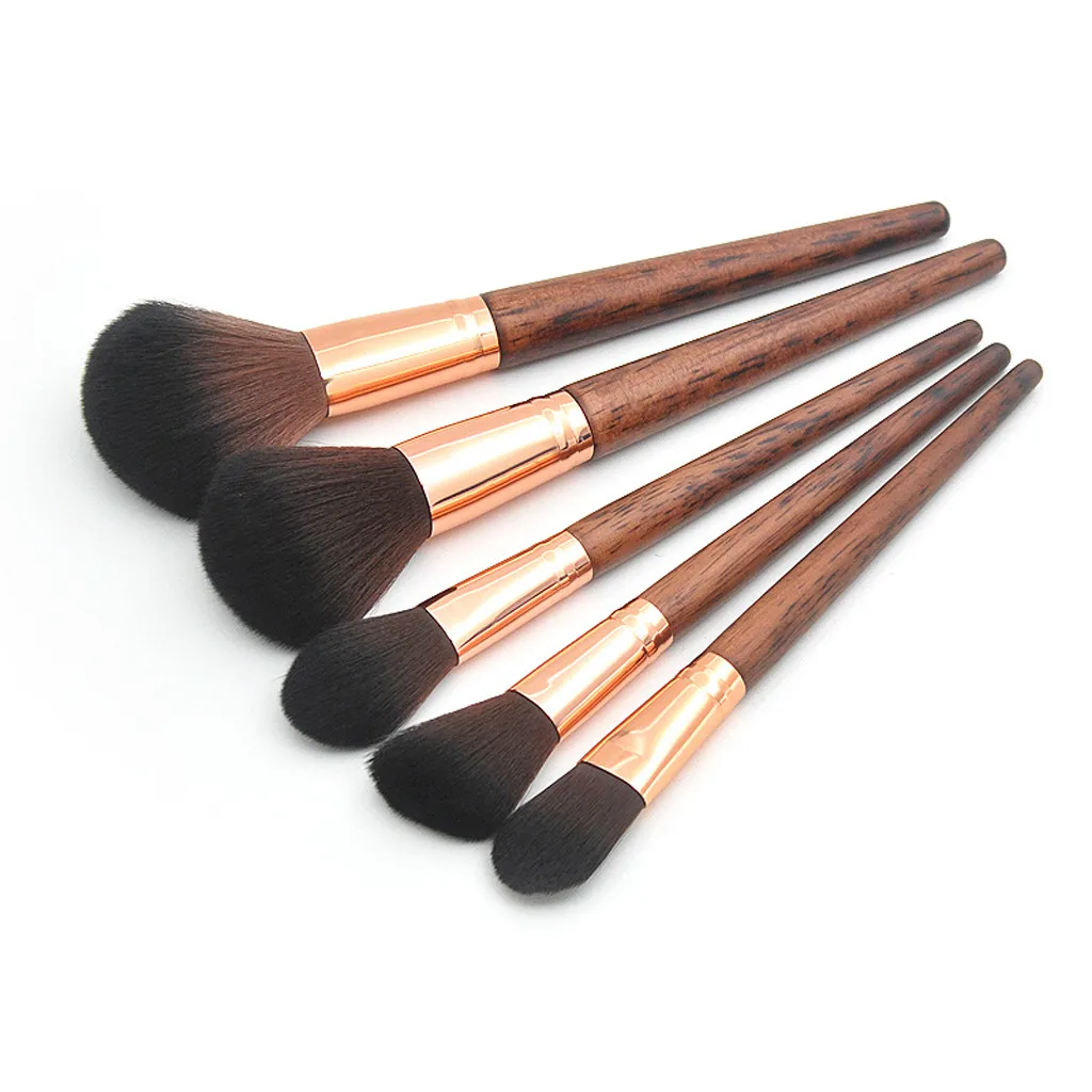 12 шт. набор кистей для макияжа косметический инструмент порошок румяна и тени век