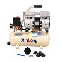 air compressor quiet oil free 550w 1380rmin 8l for autoclave bubble remove machine and oca vacuum laminating machine
