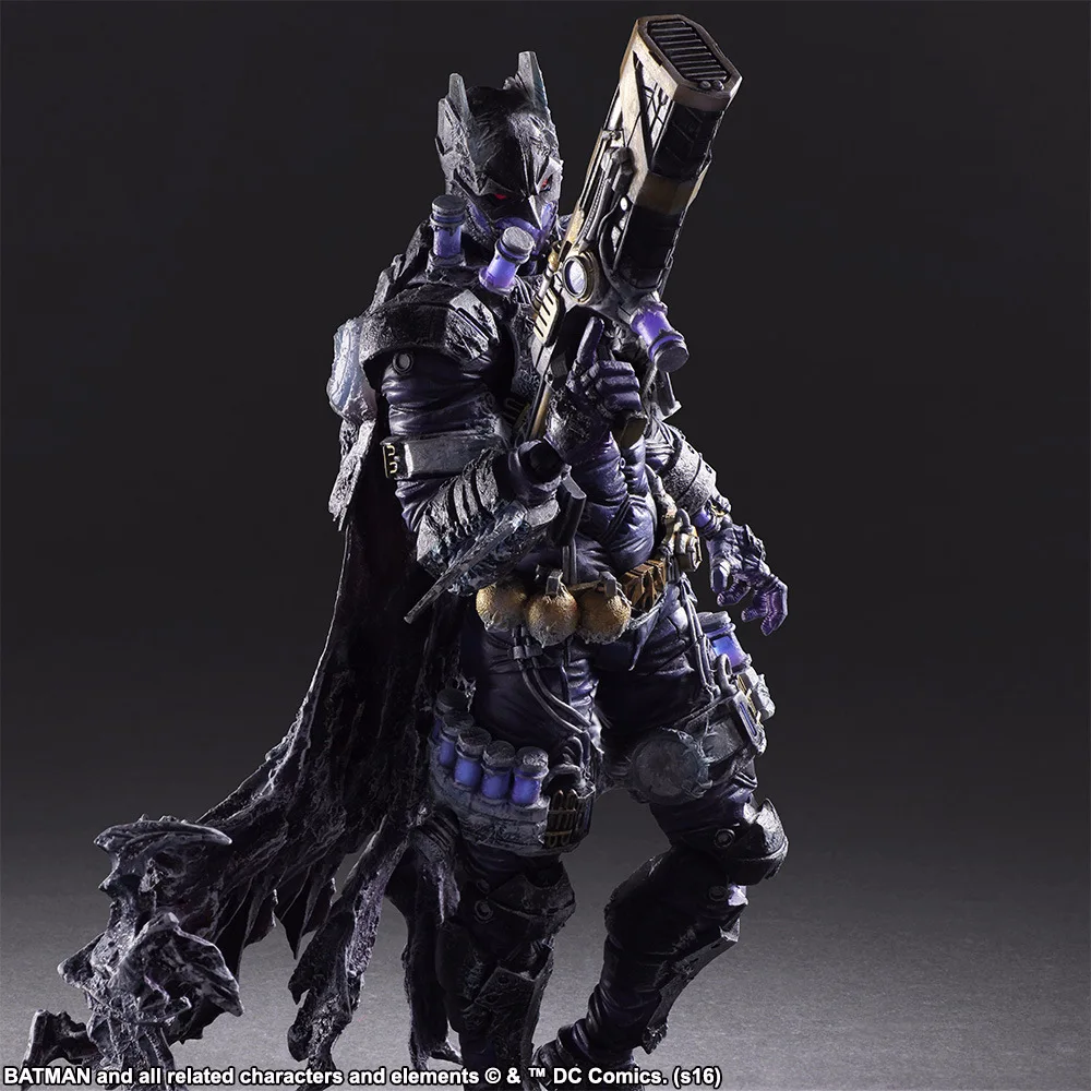 Play Arts 27 см Rogues галерея Victor Fries Mister Freeze персонаж плохие парни в Бэтмене фигурка
