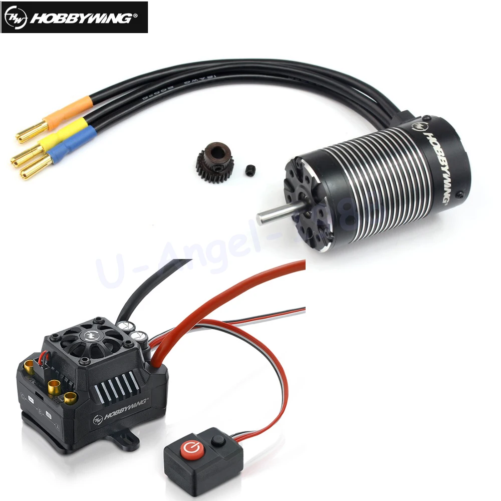 

Hobbywing EZRUN MAX10 SCT 120A Brushless ESC + 3660 G2 3200KV/ 4000KV/4600KV Sensorless Motor Set for 1/10 RC Car