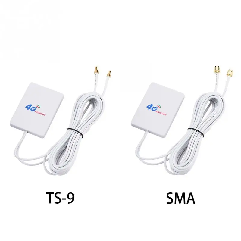 Внешний wifi TS-9/SMA усилитель кабельного сигнала 28DBI 4G 3g LTE Антенна сетевой разъем Мобильный маршрутизатор Антенна двойной широкополосный