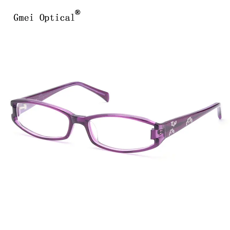 

Gmei Optical Fashion Acetate Rectangle Full Rim Optical Glasses Frame for Women Eyewear Prescription Spectacles T9104