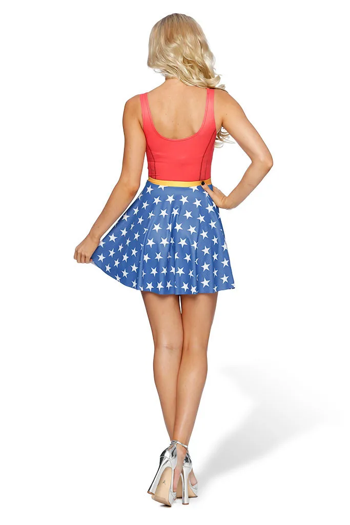 Женское платье трапеция с 3D принтом летнее для косплея чудо женщины сексуальное