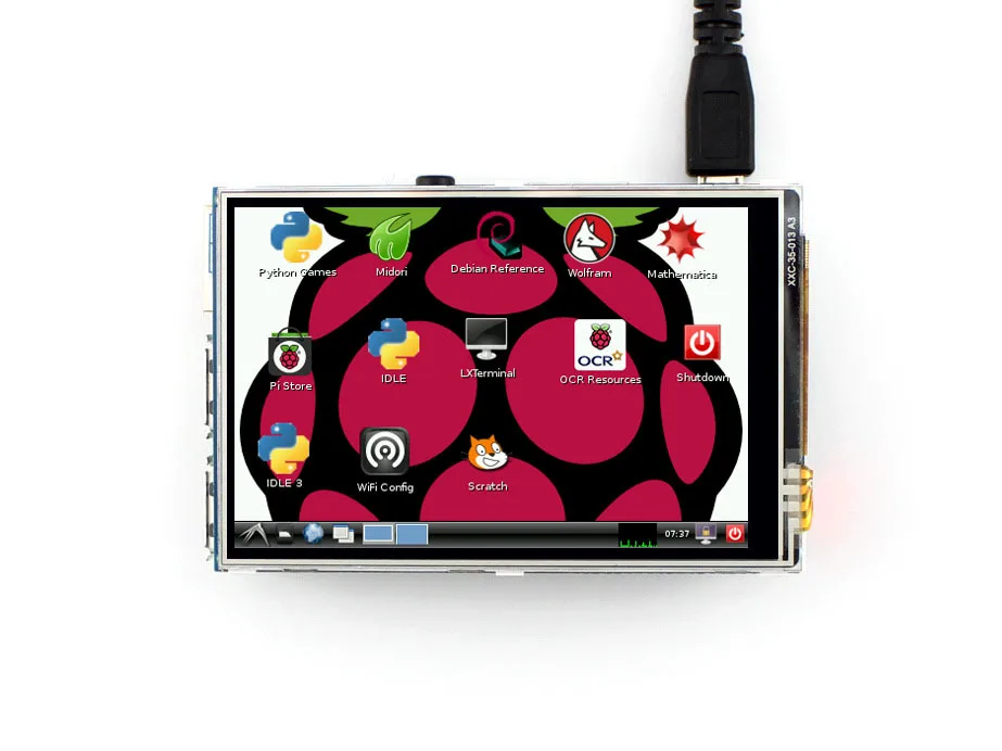 Raspberry Pi 3B + 3 5-дюймовый TFT резистивный сенсорный ЖК-дисплей для raspberry pi model b также