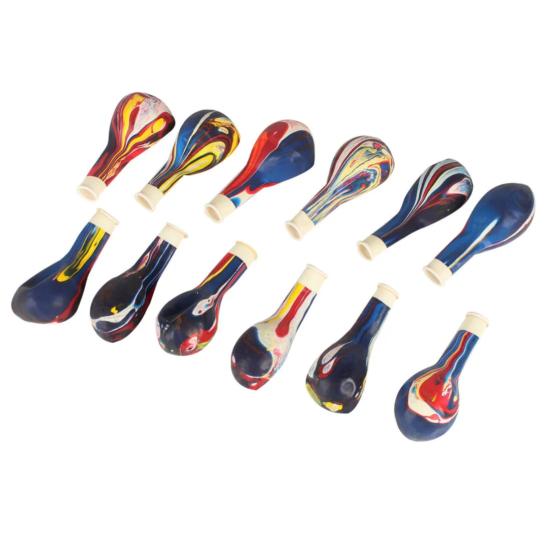 10 шт. разноцветные эмульсионные агатные сверхпрочные воздушные шары для