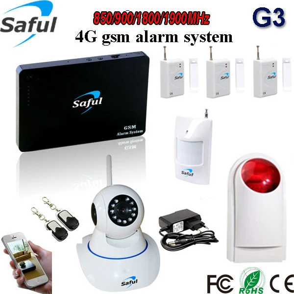 99 зон Android/IOS APP 3 г беспроводной дверной звонок добро пожаловать безопасности gsm sms