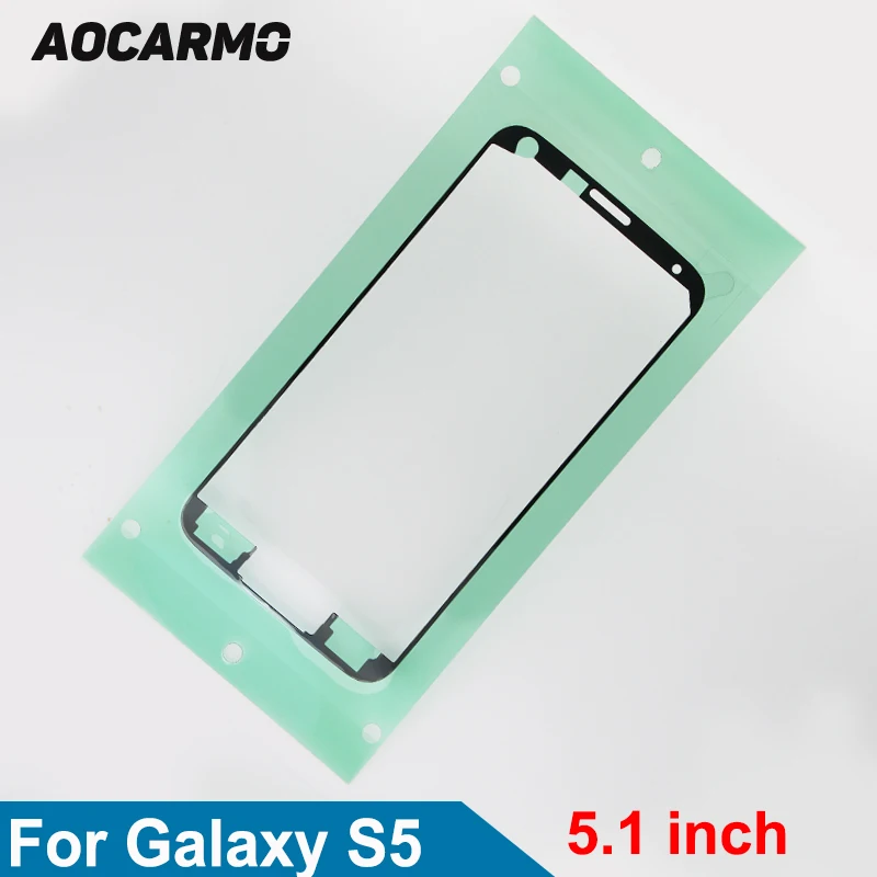 Aocarmo LCD Display Sticker Touch Screen Double-sided Waterproof Adhesive Tape For Samsung Galaxy S5 5.1inch