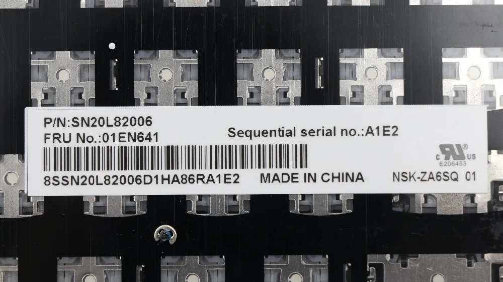 Новый оригинал для Thinkpad T470S 13 Gen 2 (тип 20J1 20J2) английская Клавиатура США 01EN641