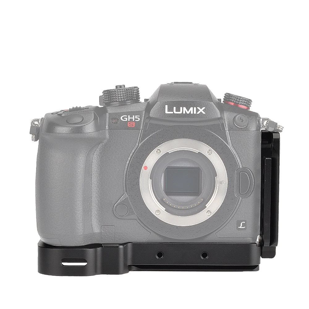 L-образный кронштейн GH5 для Panasonic Lumix GH5/GH5S с быстроразъемной пластиной в стиле Arca и