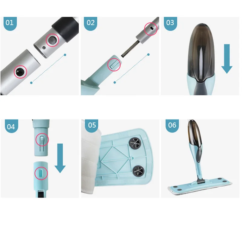 500 мл спрей Швабра деревянная плитка Мрамор пола чистящее средство для