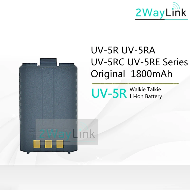 Black 1800mAh Горячая BL-5 батарея 3800 мАч Baofeng UV-5R батарея для DM-5R Plus UV 5R uv5r UV-5RE 5RE Совместимость с RT-5R RT5R 1800 мАч опционально - Цвет: Black 1800mAh