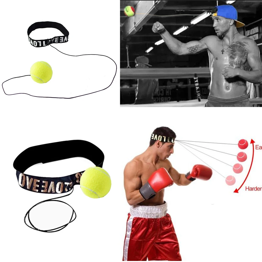 

Boxing Reflex Ball Head Band Fighting Speed Training Punch Ball Muay Tai MMA Sanda Boxer Exercise Equipment Accessories