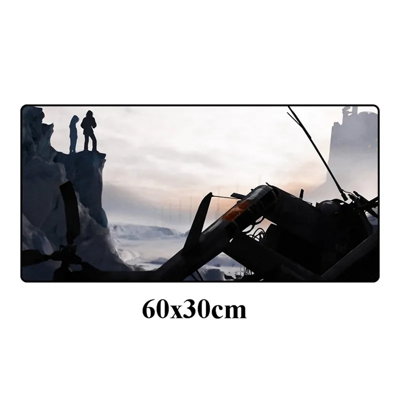 Красный 60x30 см Half-life 2 большой коврик для мыши XXL компьютерный скоростной геймер игровой коврик для мыши Блокировка резиновая прокладка большая клавиатура стол коврик для мыши - Цвет: Красный