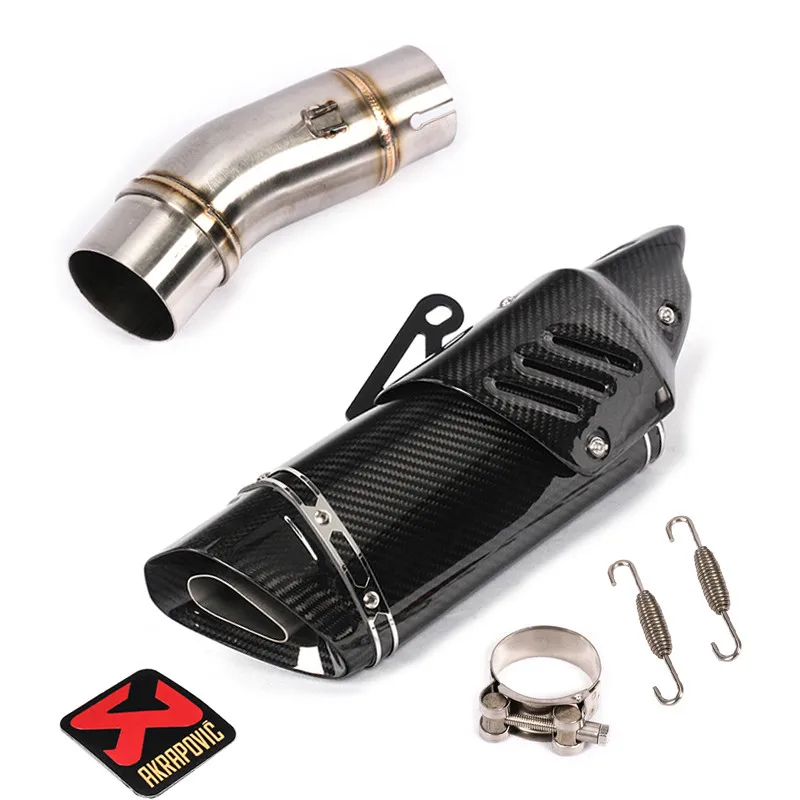 

moto escape de NINJA400 400cc ex400 z400 exhaust pipe motorcycle exhuast motorbike akrapovic muffler middle full set