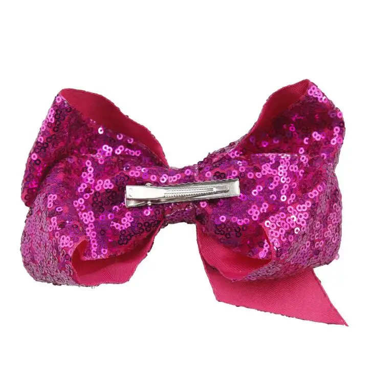 20 шт Бесплатная доставка Радужные Блестки для волос бант|sequin hair bows|hair bowsbow bow |