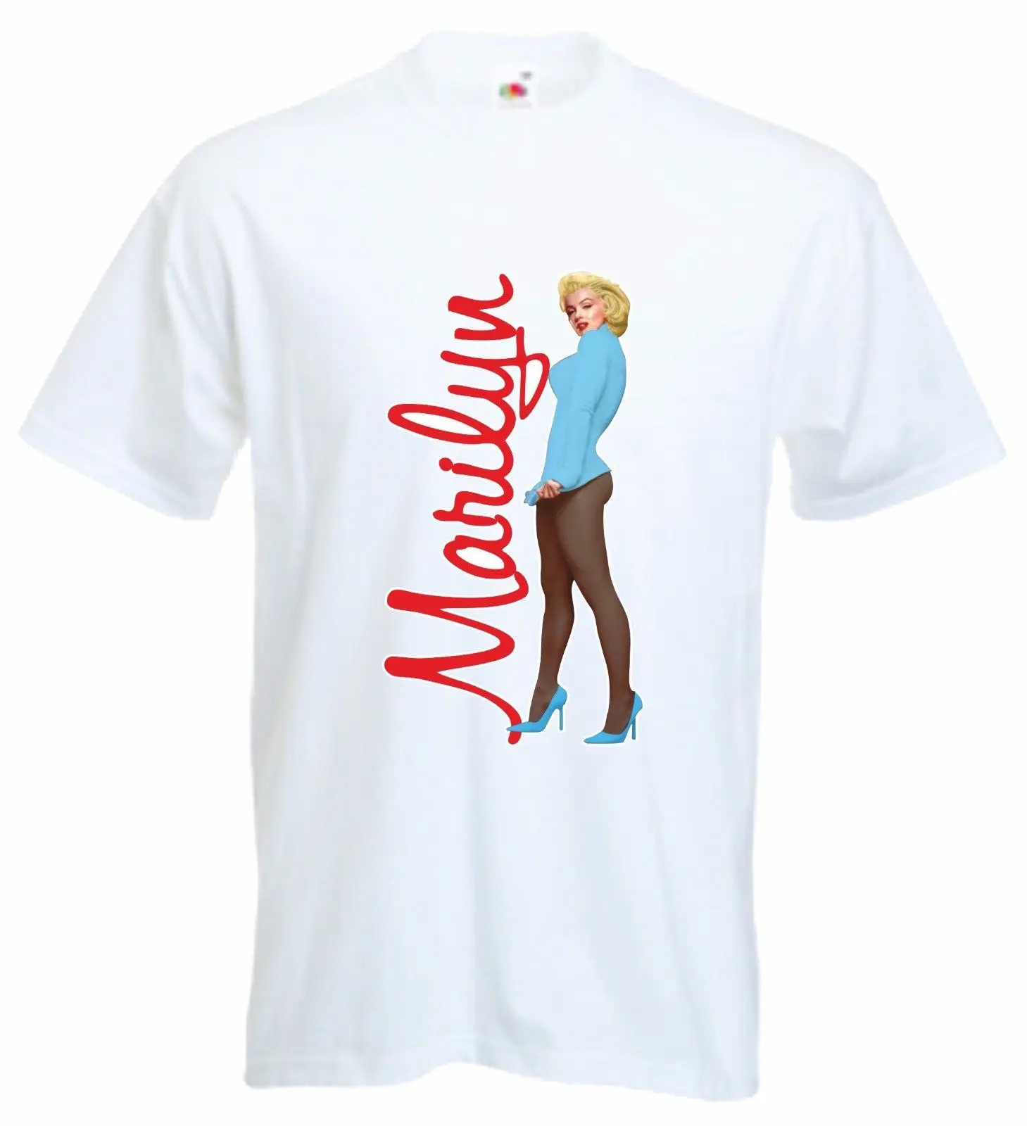 MARILYN MONROE Norma Jeane пикантные нейлоновые колготки с изображением кинозвезды футболка