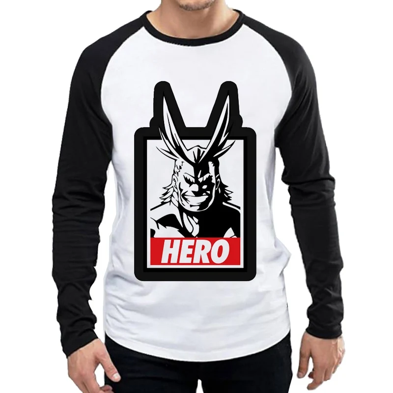 26 Футболка с длинными рукавами с надписью «My Hero Academy», модная футболка с логотипом аниме «My Hero Academy», топы, футболки, футболка с длинными рукавами Bakugou - Цвет: 26