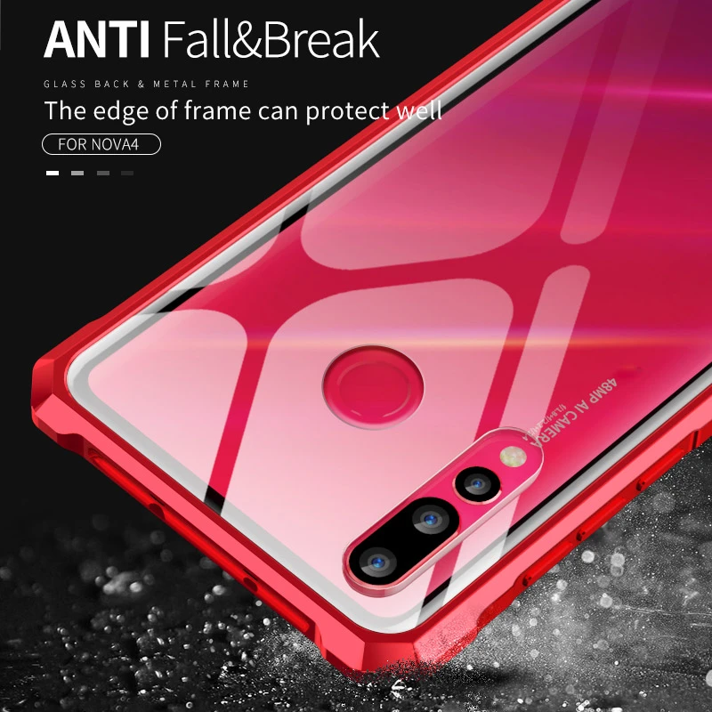 Металлический чехол для huawei Nova 4 3 3i mate 20 Pro Lite противоударный чехол-бампер +