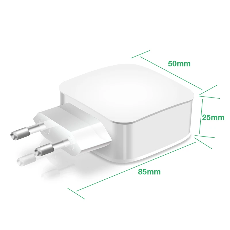 Умный дорожный адаптер зарядного устройства с двойным usb портом Suntaiho портативное
