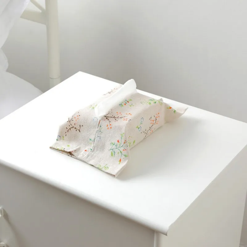 Чистые и свежие тканевые художественные коробки для гостиной украшения