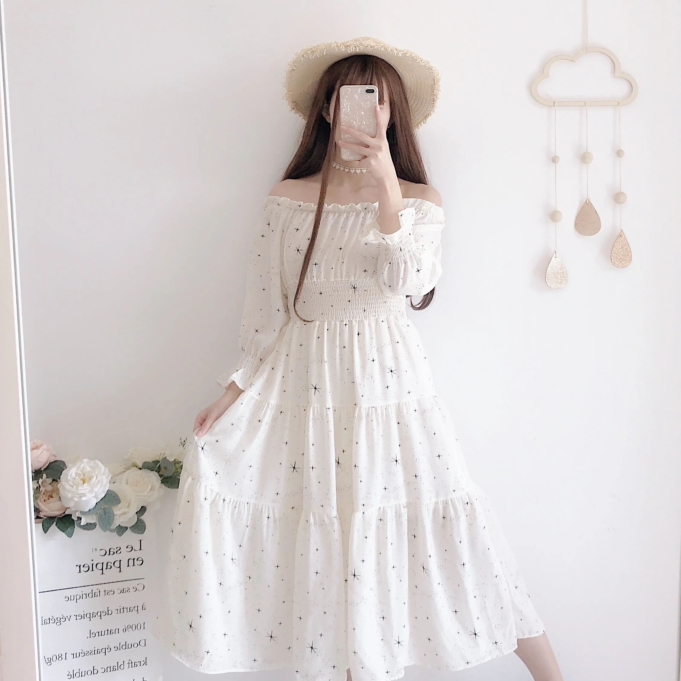 Летнее платье 2019 колледж женский harajuku студенческий корейский художественный