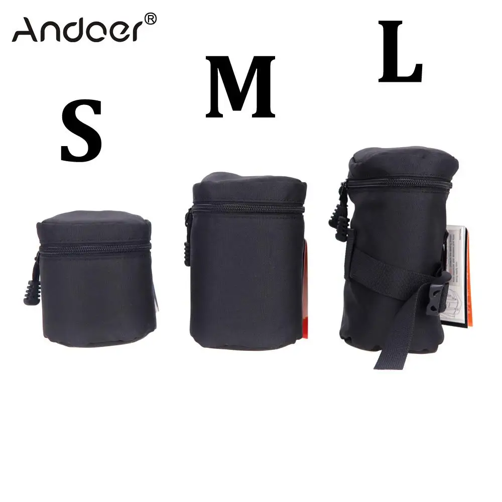Профессиональный Чехол Andoer для объектива цифровой зеркальной камеры Canon Nikon Sony
