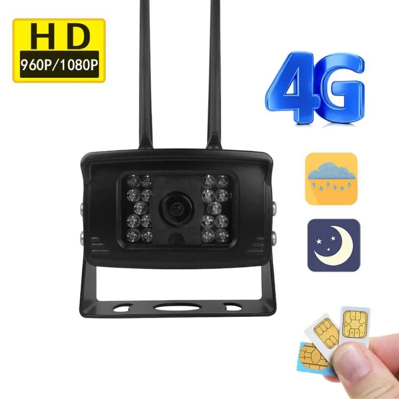 HD беспроводной 4G GSM автомобиль с сим-картой камера автомобиля CAMHI приложение водонепроницаемый wifi android SD карта ночного ИК дистанционного доступа 128GB