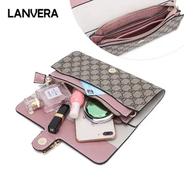 Модная сумка через плечо с цепочкой LANVERA женская 2019 Новая летняя Европейская и